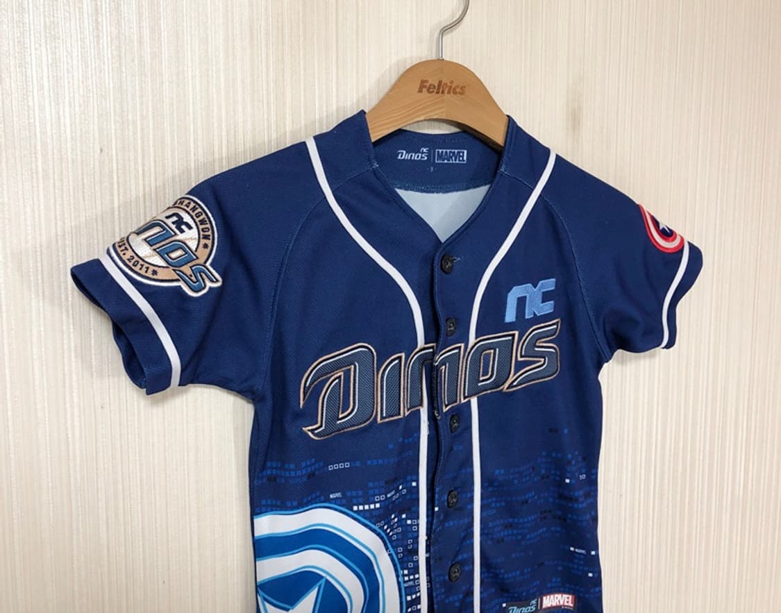 KBO NC다이노스X마블콜라보 캡틴아메리카 유니폼/져지 3A 상품이미지5