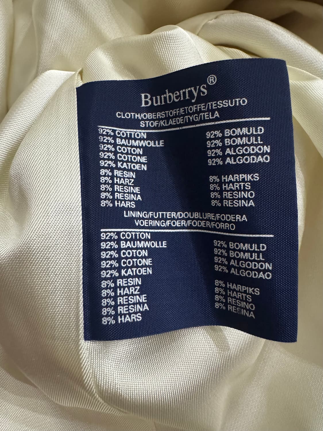 버버리 아이보리 맥시 롱 트렌치코트 상품이미지6