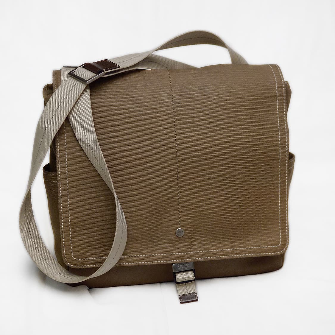 코치 트랜스애틀랜틱 맵캔버스 레더 플랩 메신저백 상품이미지1