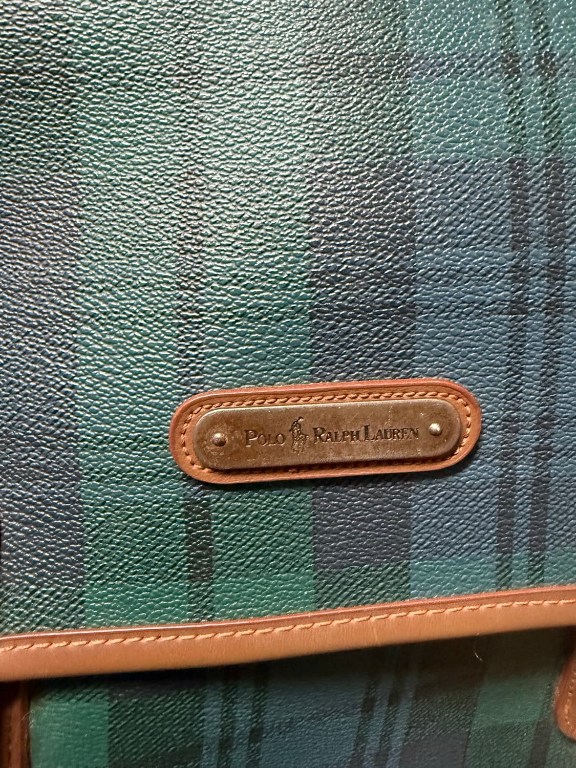 폴로 랄프로렌 블랙와치 타탄체크 크로스백 상품이미지3