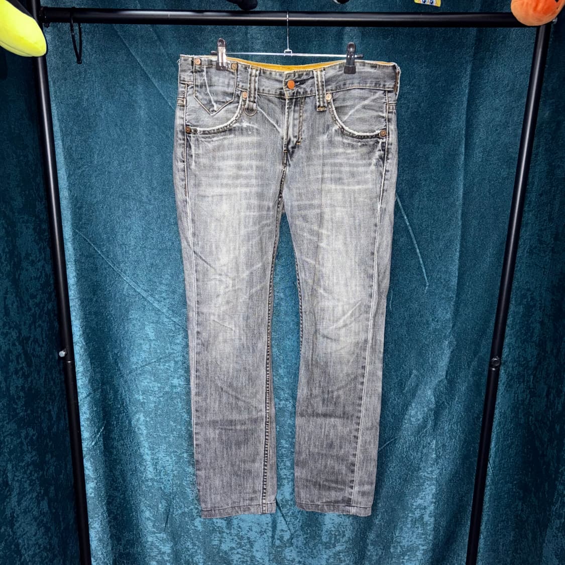 (32) 90s 리바이스 522A 웨스턴 그레이 진 상품이미지1