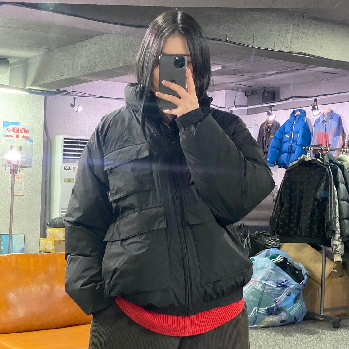 그루브라임 유틸리티 블랙 프리마로프트 점퍼 B3489  상품이미지1