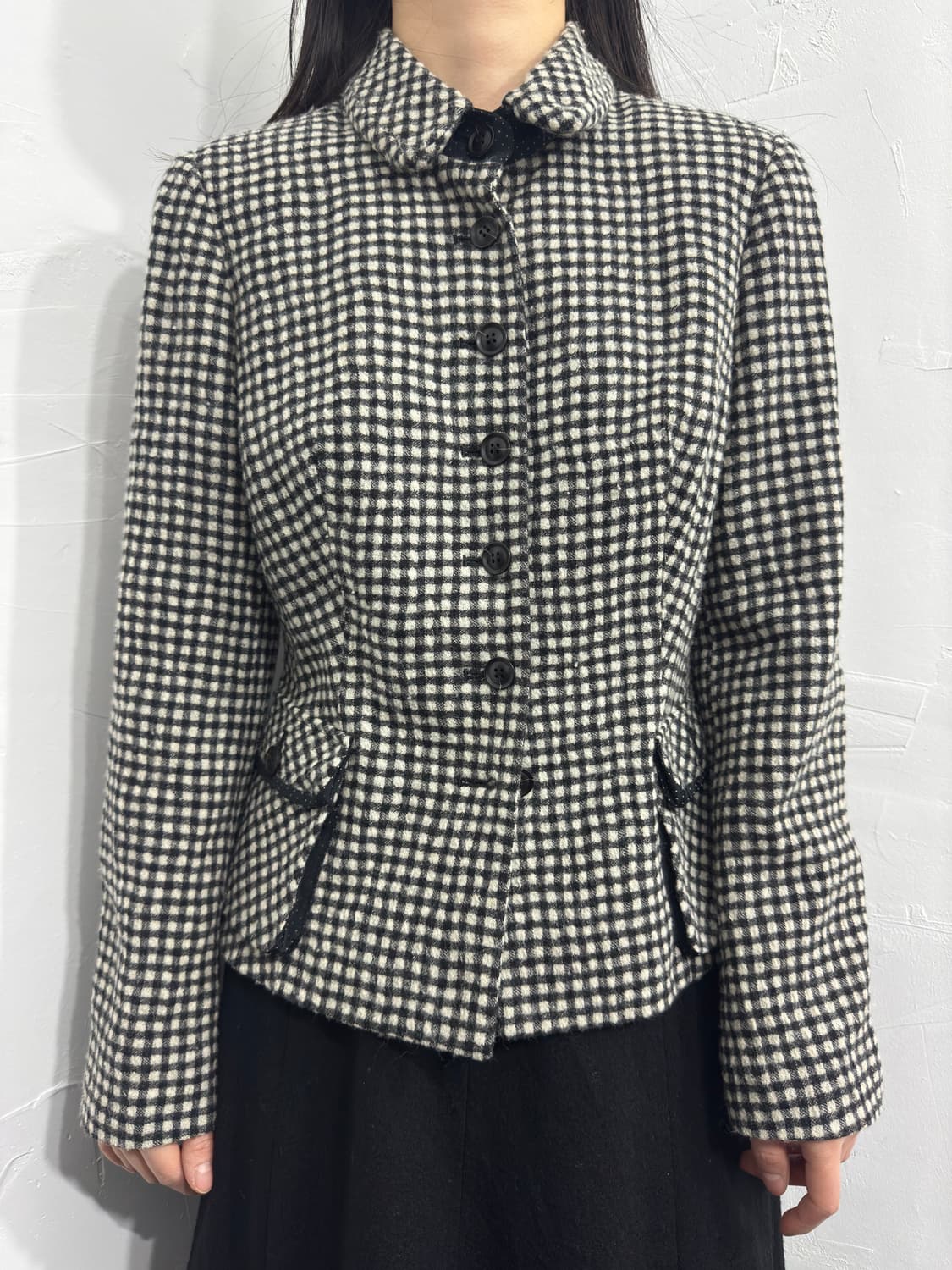 check wool jacket 상품이미지1
