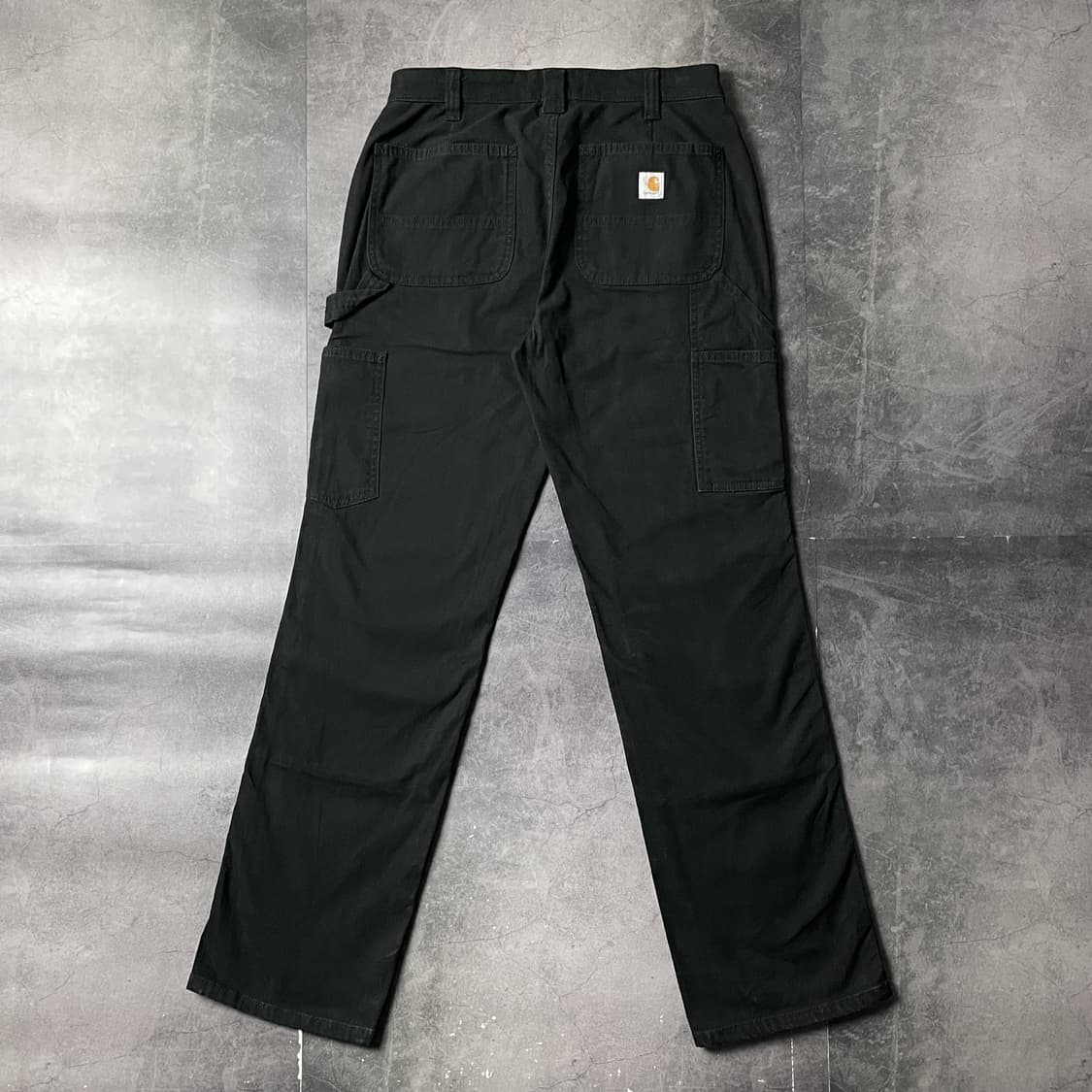 CARHARTT 칼하트 블랙 루즈핏 더블니 카펜터 워크 팬츠 A00976 상품이미지6