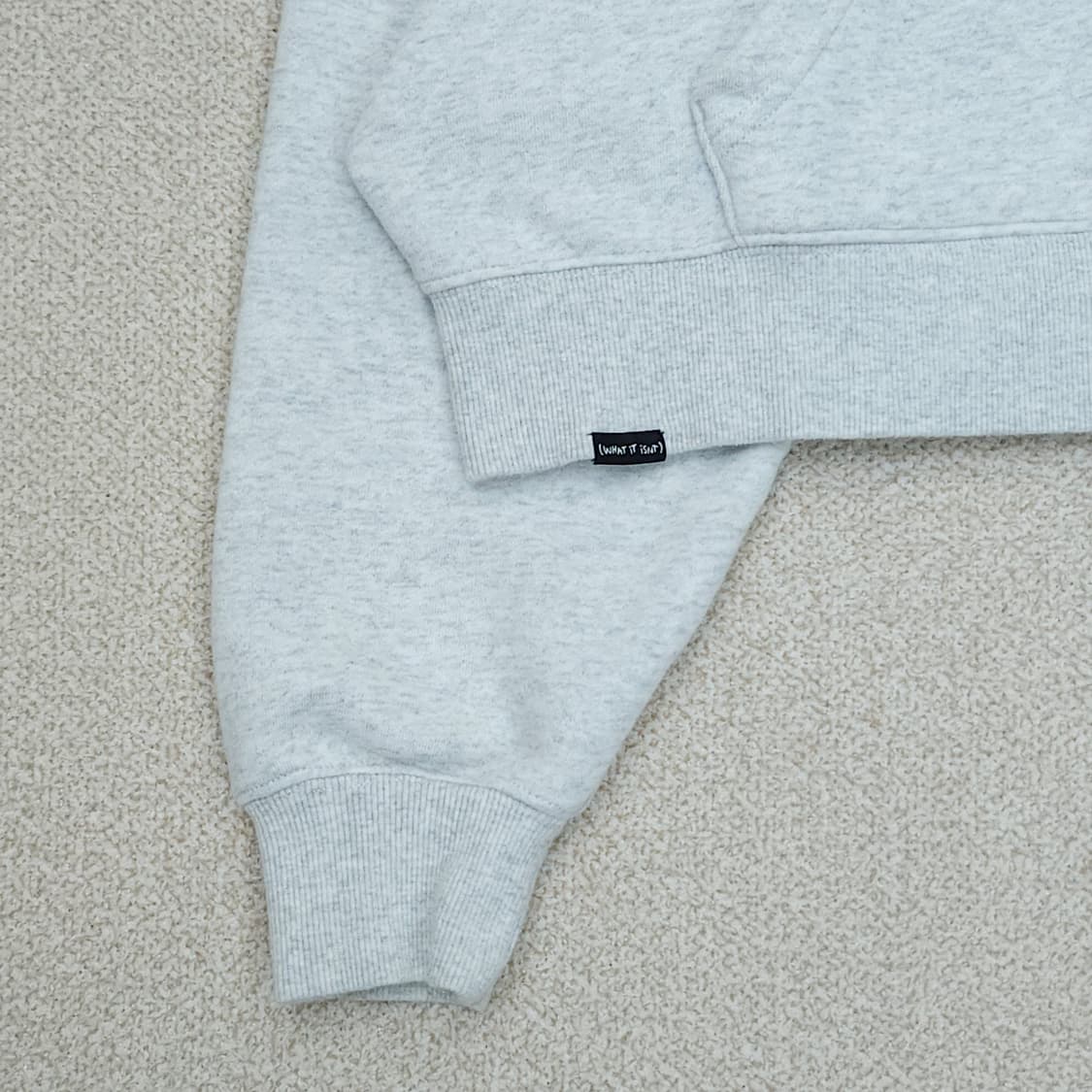 (F)마크곤잘레스 여자 크롭 후드티 그레이  상품이미지2