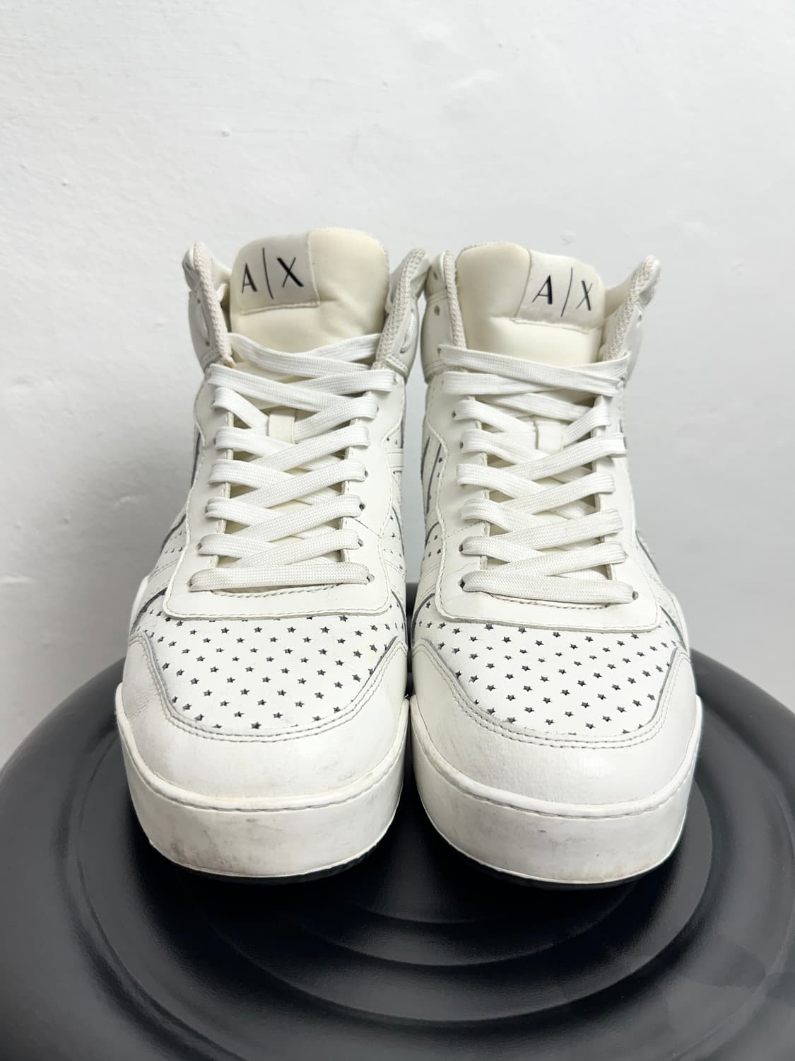 Armani Exchange High-Cut Leather Sneaker 상품이미지9