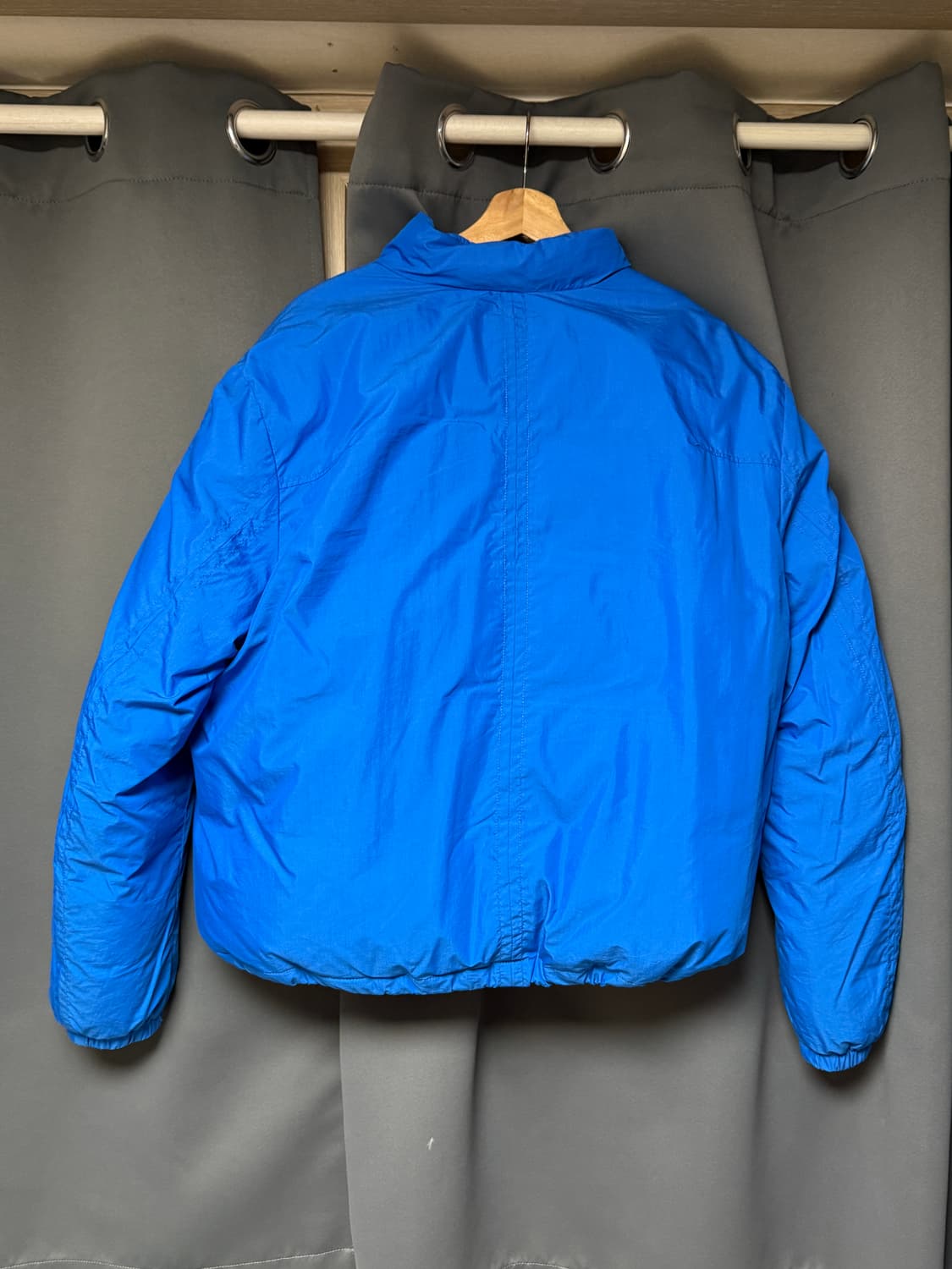 EE 패딩 shrunken puffer down parka blue L 상품이미지3