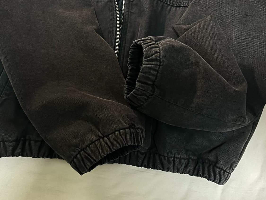 스투시 인슐레이티드 캔버스 워크 자켓 블랙 상품이미지6