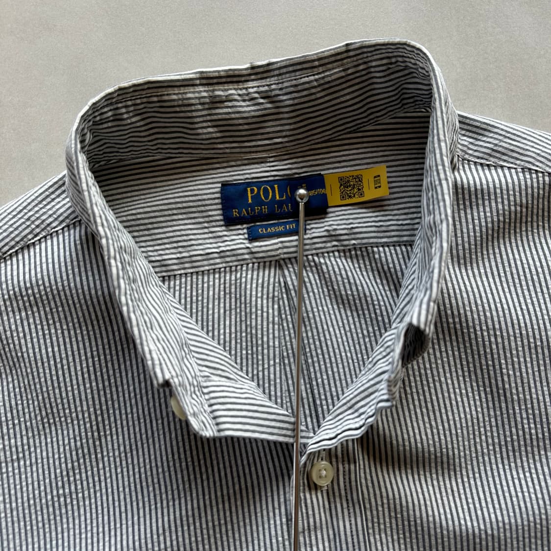 [XL]폴로 랄프로렌 클래식핏 스트라이프 시어서커 셔츠 상품이미지9
