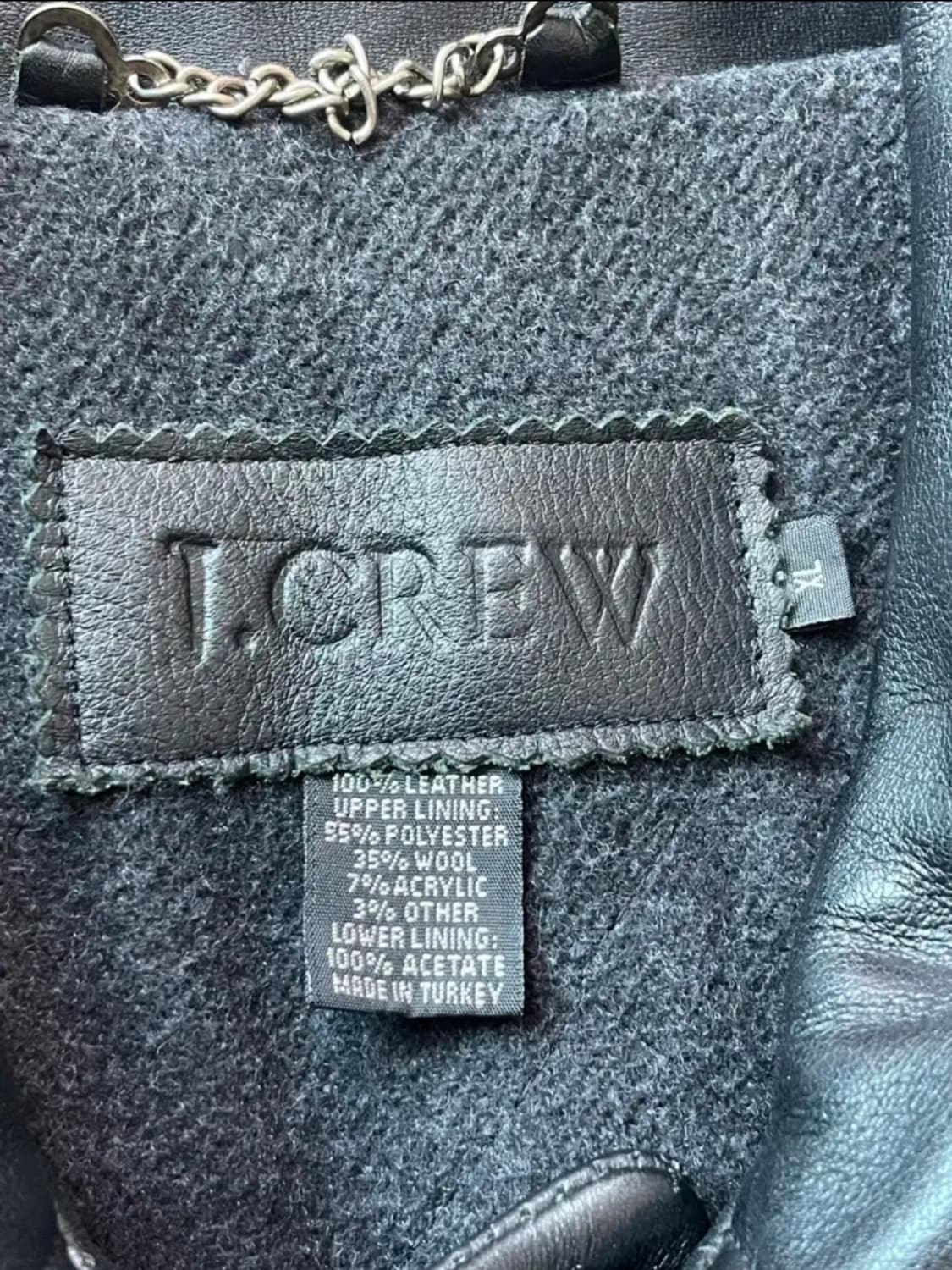 J.Crew 제이크루 레더 카코트 XL사이즈 상품이미지6