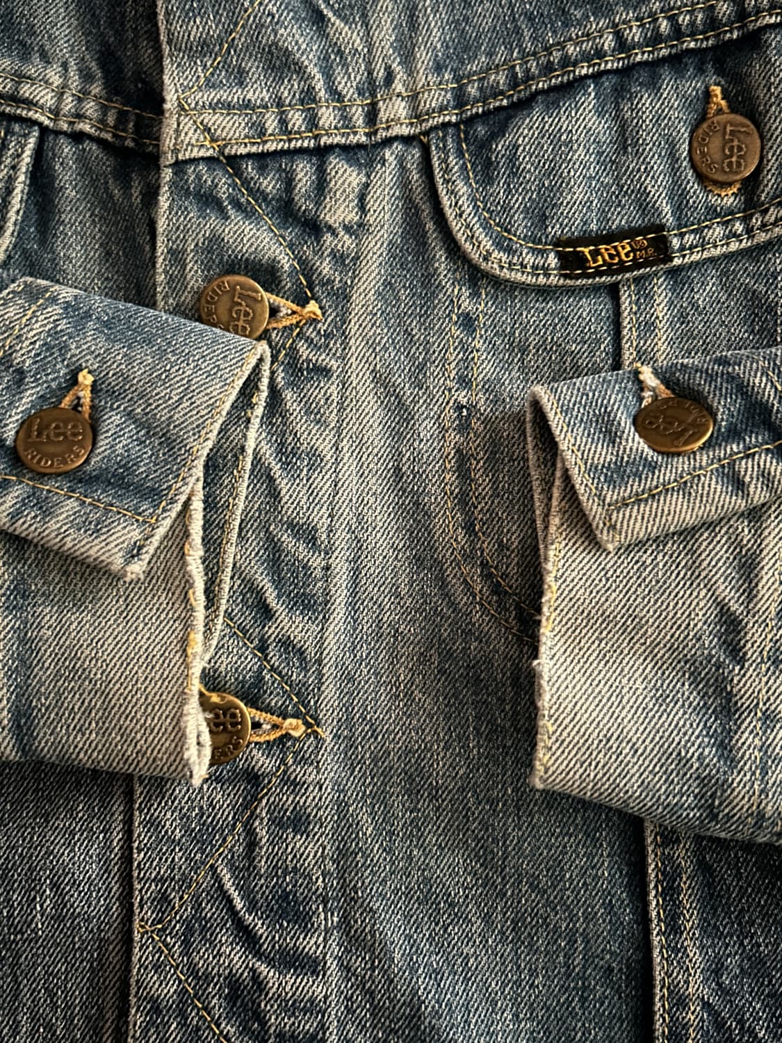 70s 리 트러커 PATD DENIM JACKET 44 USA🇺🇸 상품이미지4
