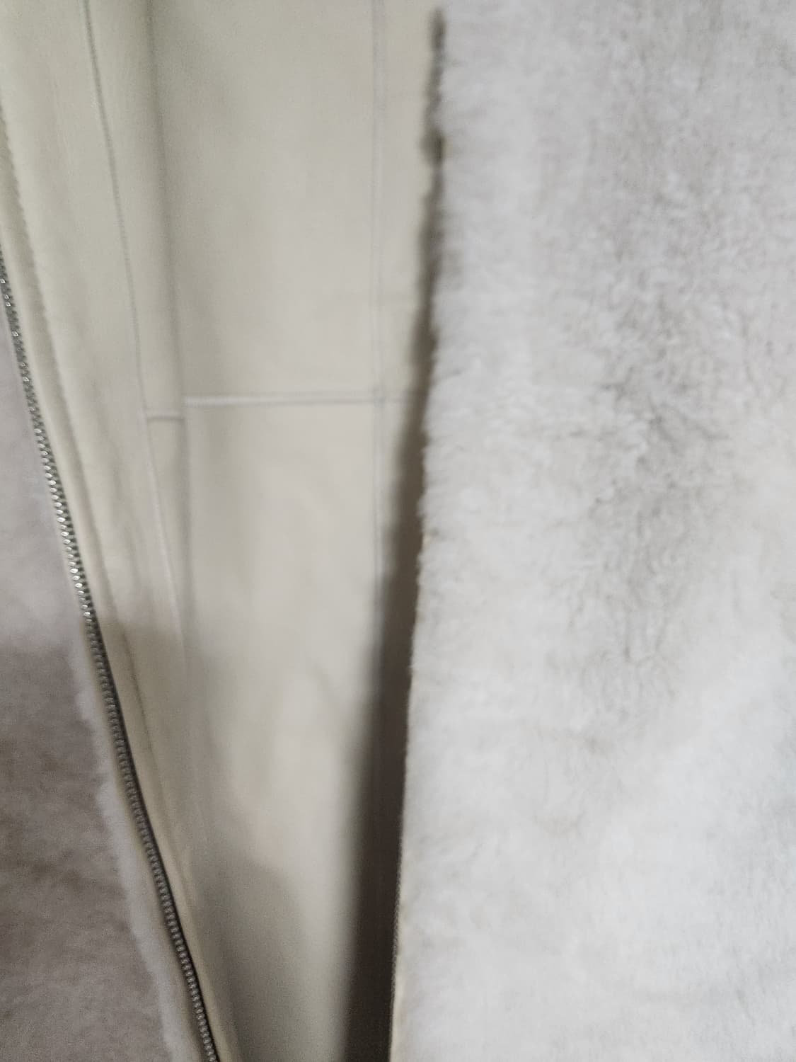 (새상품) 한섬 클럽 모나코 CLUB MONACO 천연 양가죽 모피 무스 상품이미지2