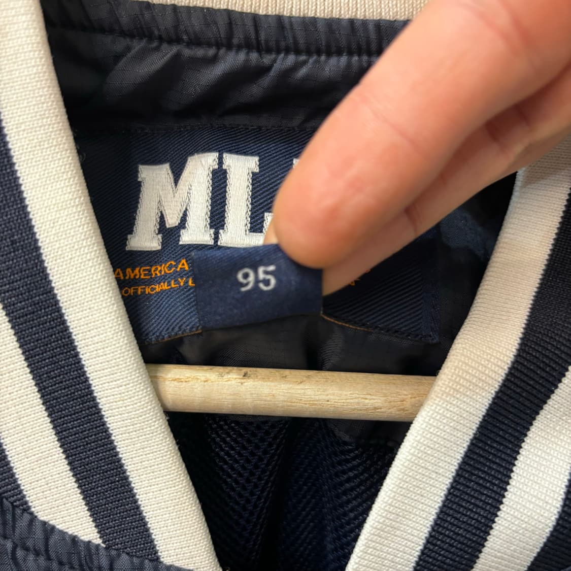 MLB 뉴욕 양키스 네이비 스타디움 바시티 자켓 M 상품이미지7