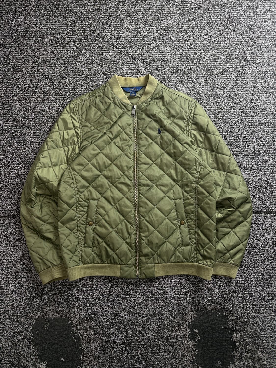 폴로 랄프로렌 포니로고 신형 퀼팅 봄버 자켓 3817 상품이미지2