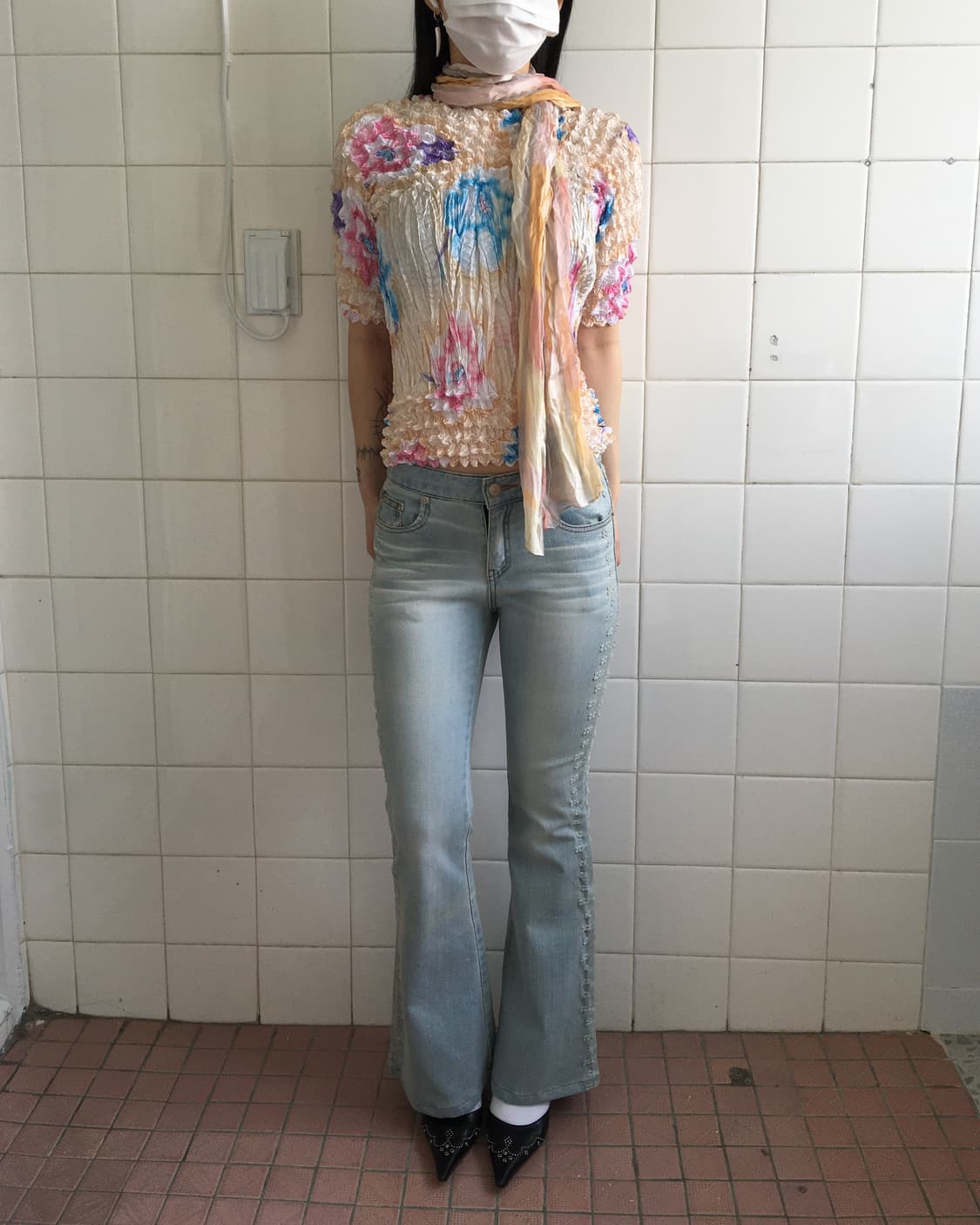  coror mixed scarf 상품이미지4