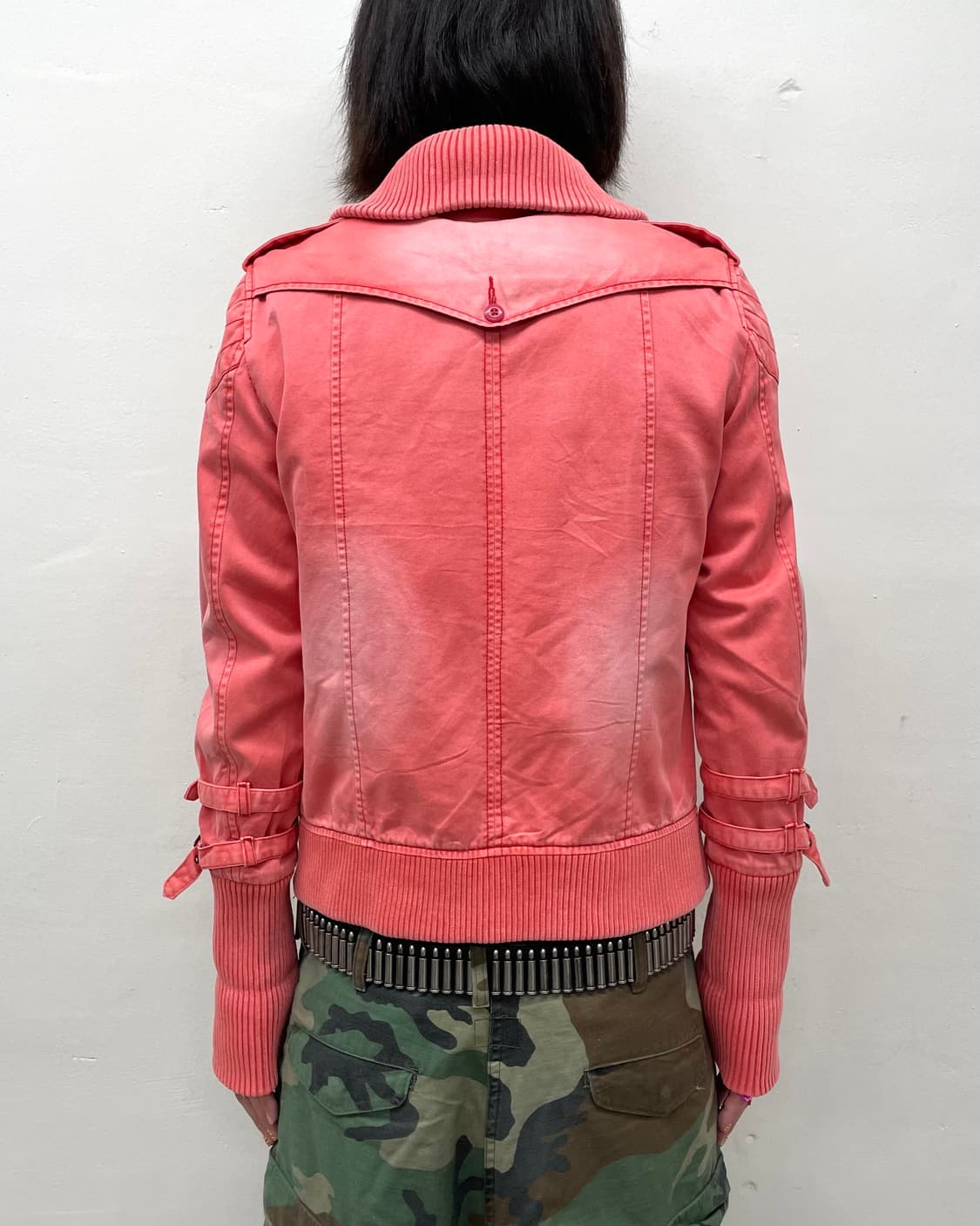 Pink Multi-Vicer Denim Jacket 상품이미지2