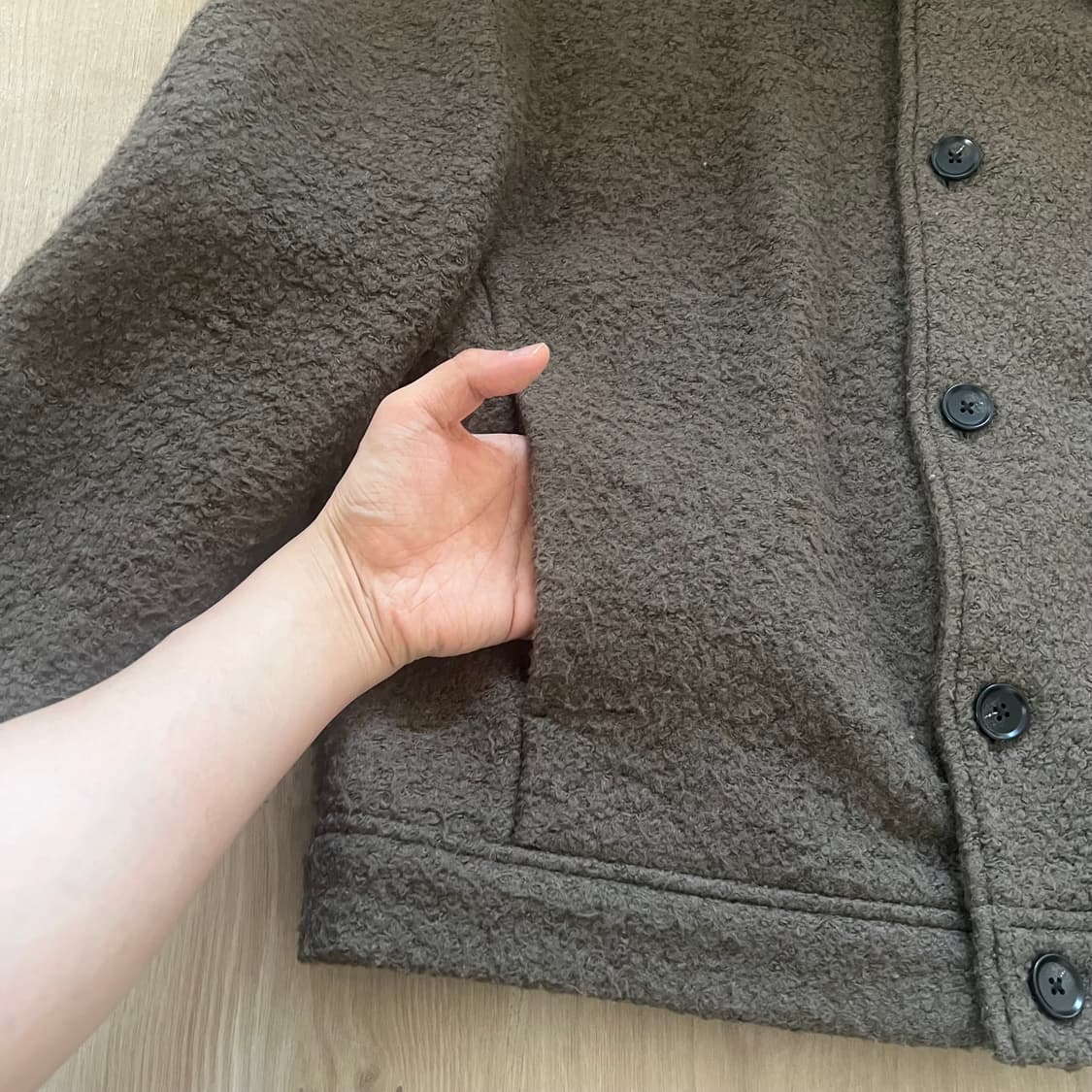 [ZARA] 자라 크롭 혼방 미니멀 자켓 상품이미지3