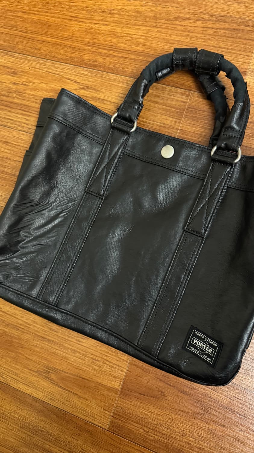 요시다 포터 레더 핸드백 YOSHIDA POTER 상품이미지3