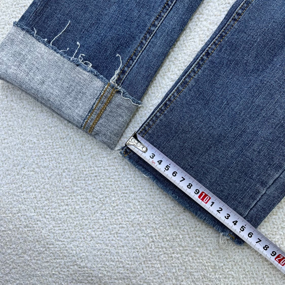 26 빈티지 여성 컷팅 데님 0330M 상품이미지7