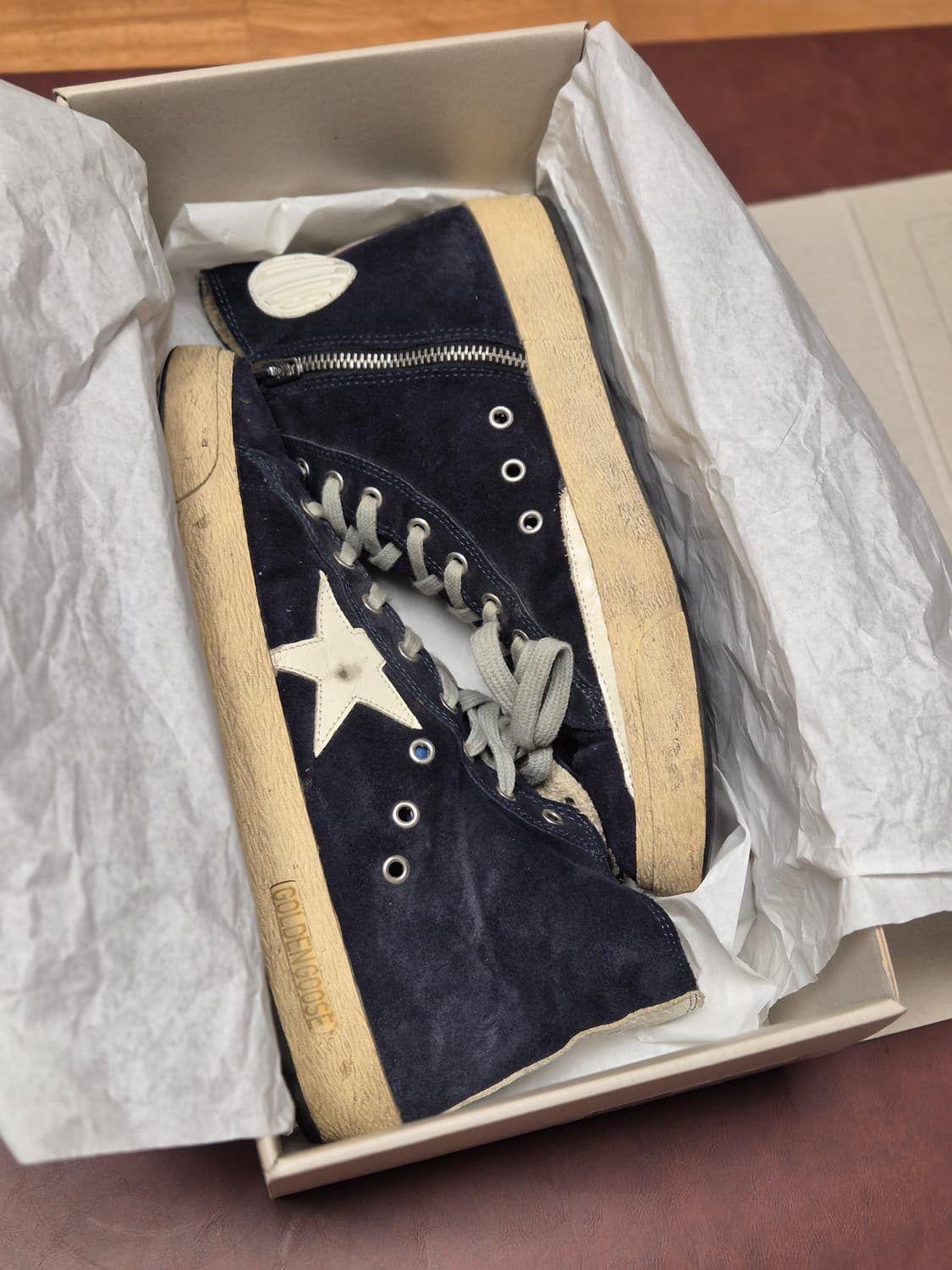 풀박실착용3회270-275(43)정품 골든구스 프란시  상품이미지2