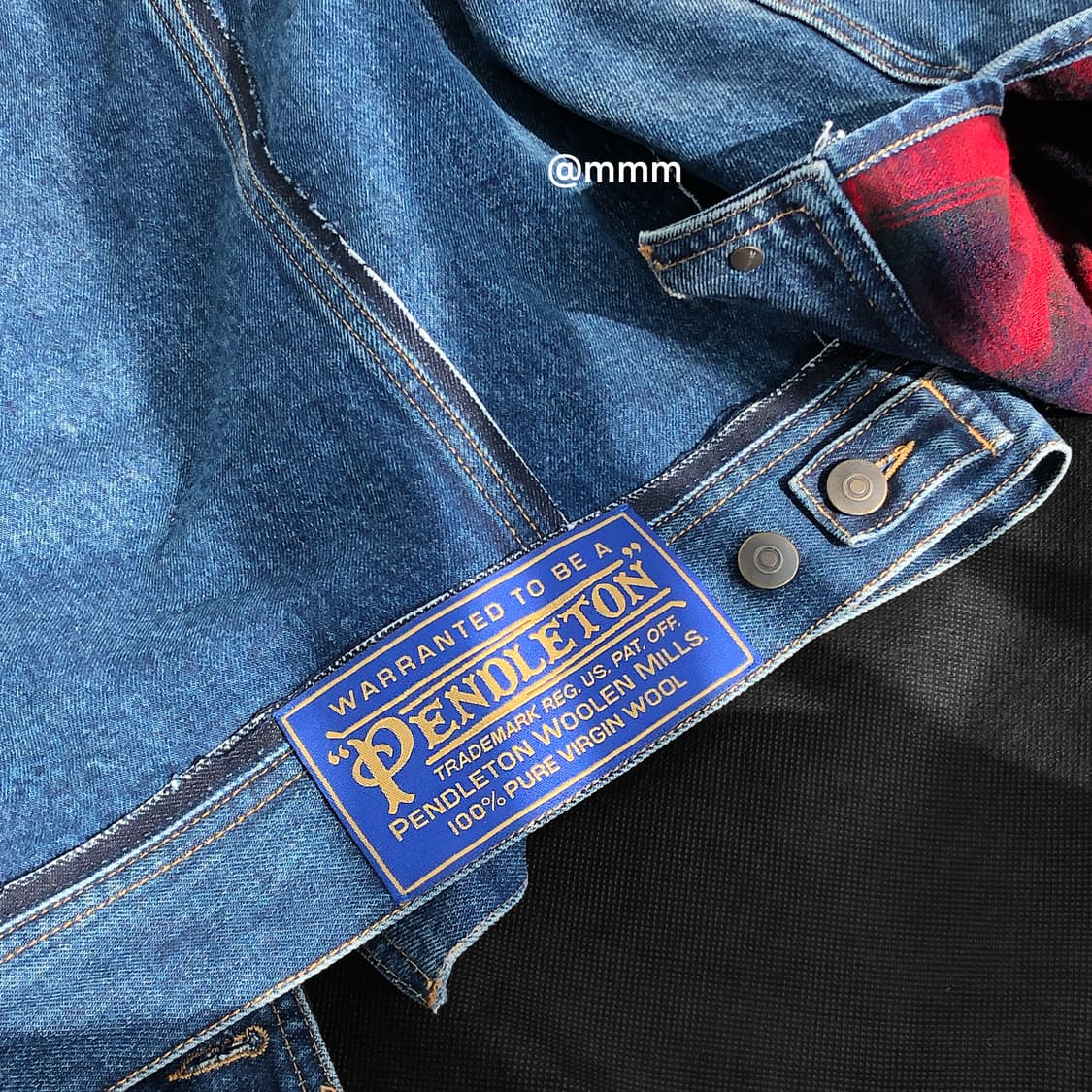 마르지엘라/패들턴 데님 자켓 상품이미지5