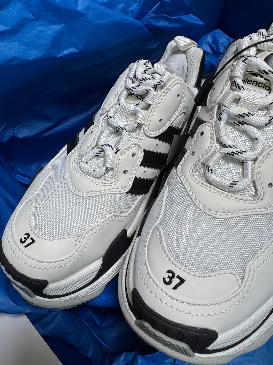 발렌시아가x아디다스 트리플s 완전 새상품 풀박 상품이미지1