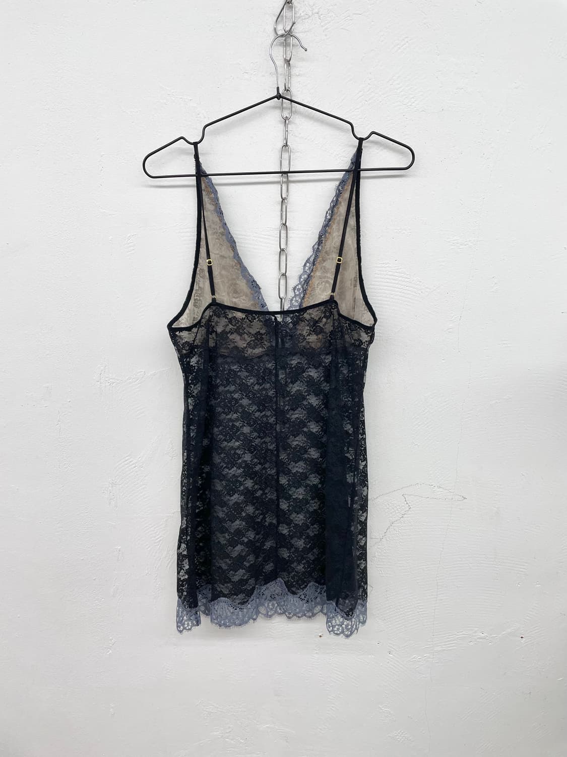 레이스 자수 디테일 슬립 상품이미지6