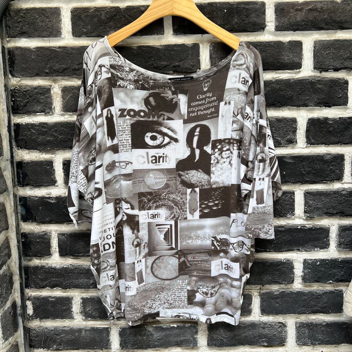sarah pacini 콜라주 티셔츠 상품이미지1