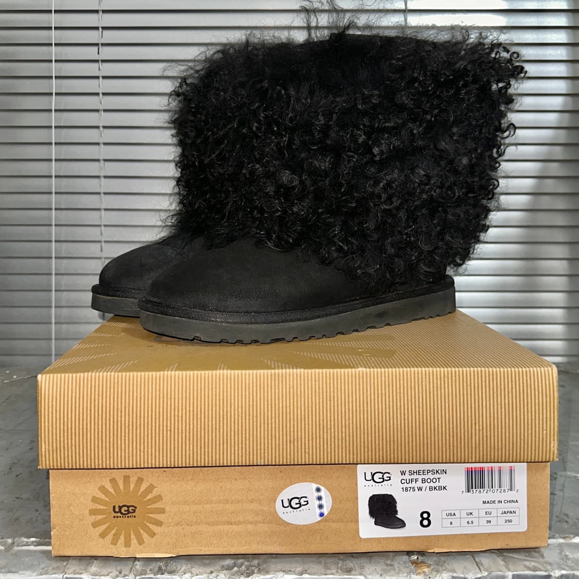 2000s 초레어 어그 양모 커프 숏부츠 풀박스 상품이미지2