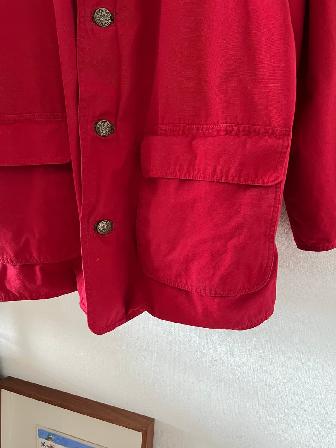 말보로 초어 코트 자켓 레드 상품이미지8