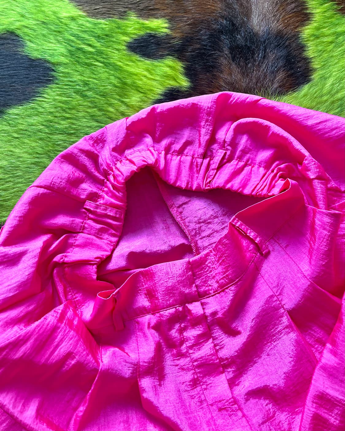 JPN Vintage Hot Pink Nylon Track Pants 상품이미지7