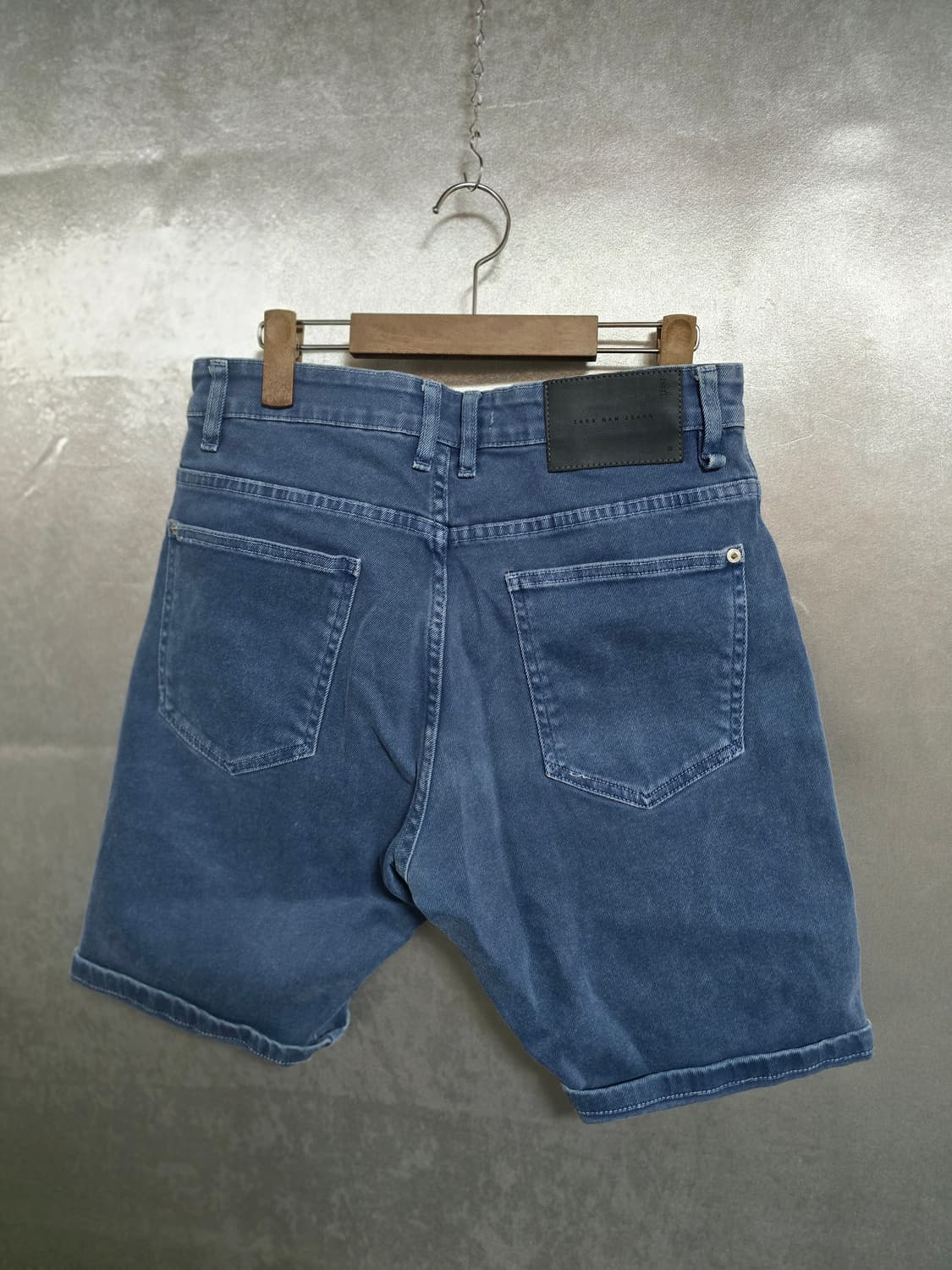 자라 데님 반바지 블루 상품이미지3