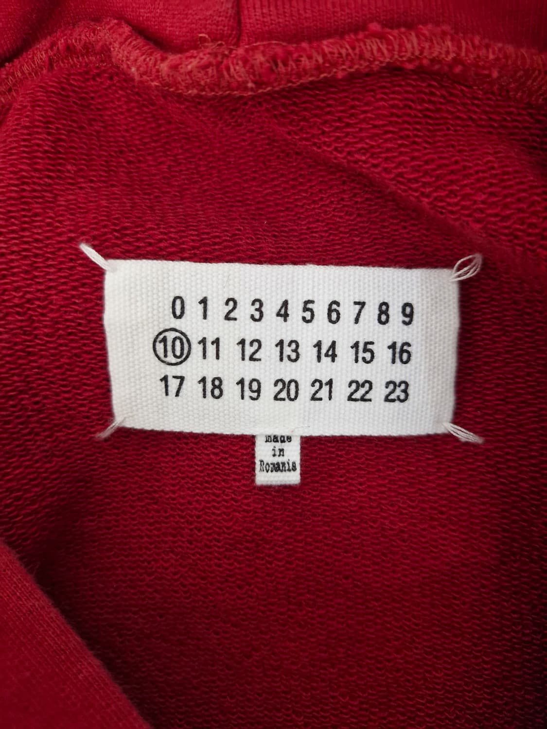 메종마르지엘라(Maison Margiela)리버스 로고자수 후드 상품이미지7
