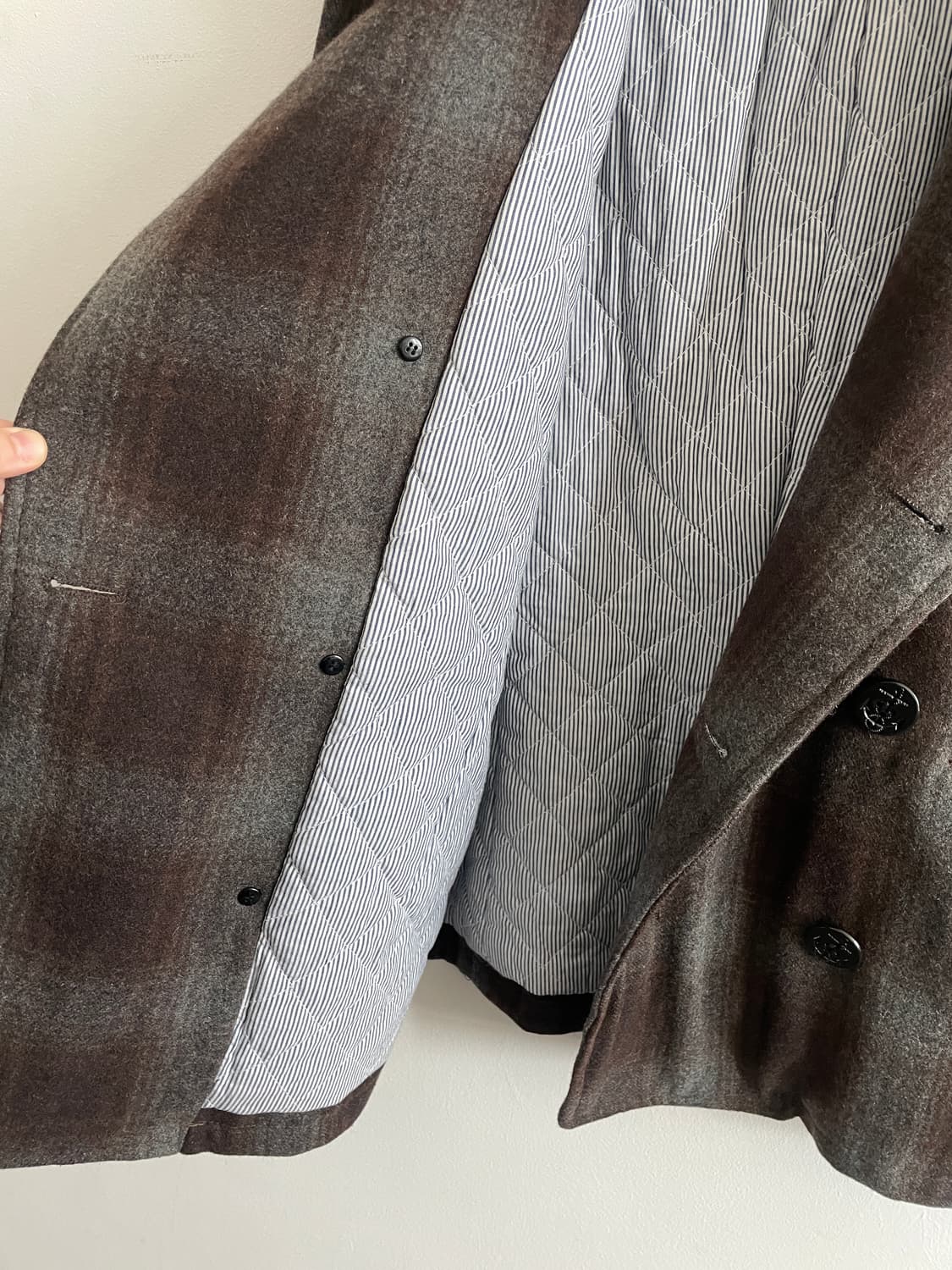 Rageblue check coat jacket 상품이미지7