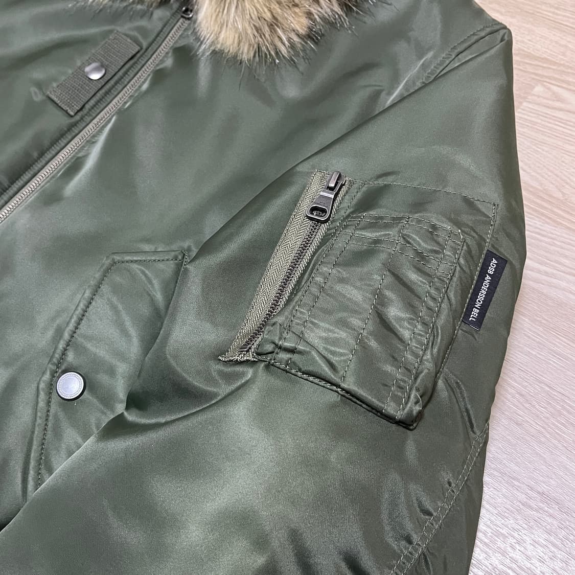 앤더슨벨 퍼 카라 MA-1 봄버자켓 상품이미지3