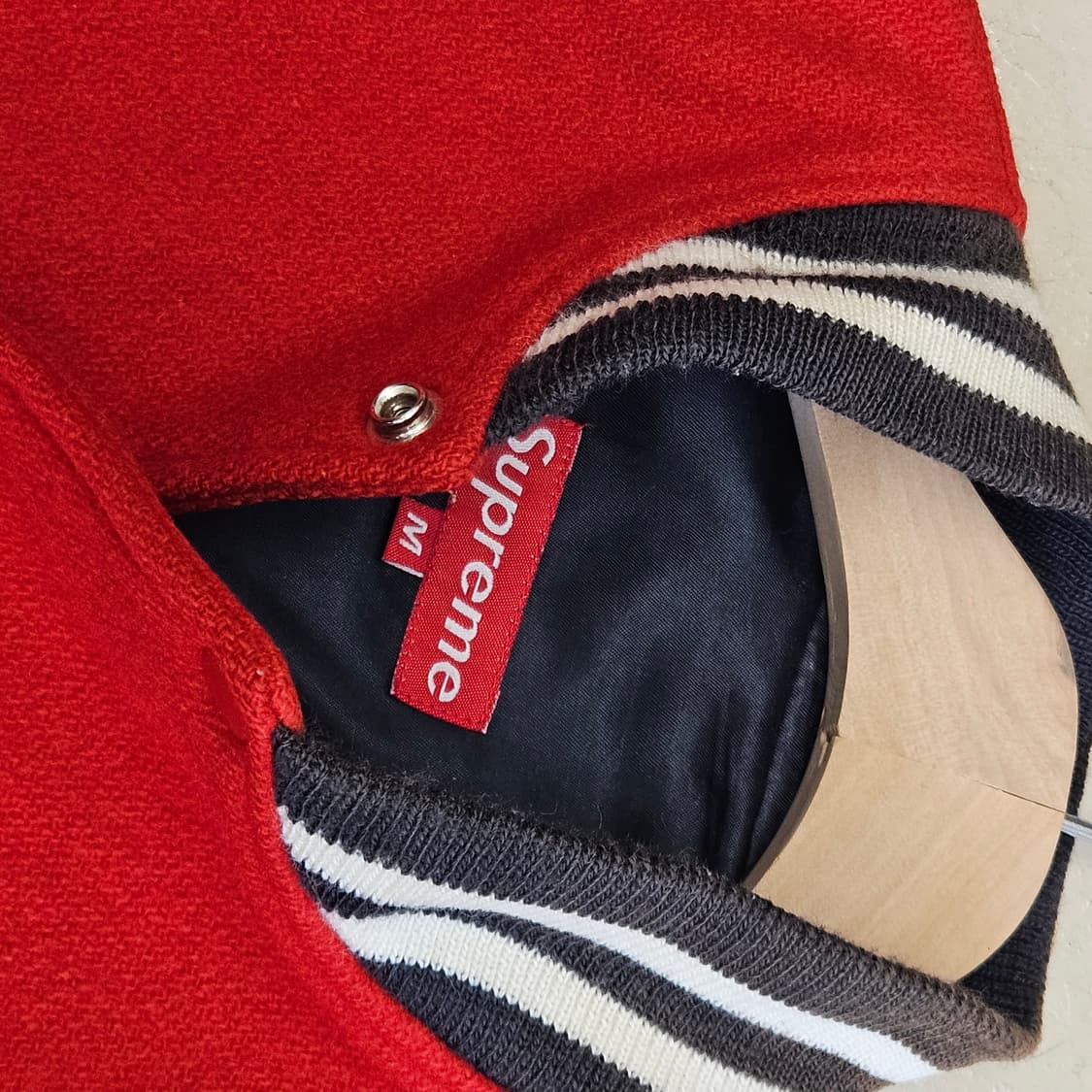 00's supreme 빈티지 슈프림 뉴욕 울 바시티 자켓 M~L 상품이미지7