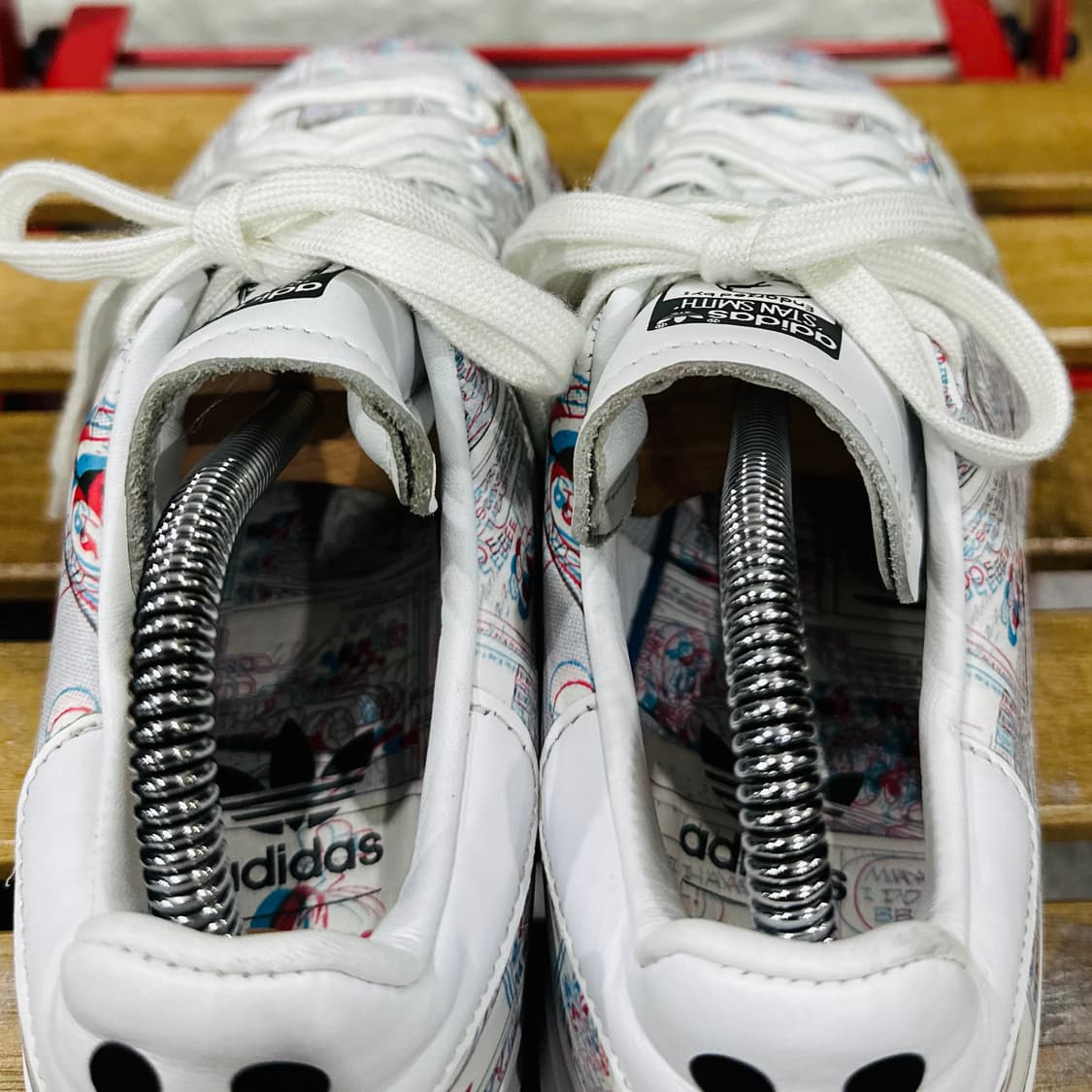 255) 아디다스 운동화 남성 남자 신발 스탠스미스 미키마우스 3D 상품이미지5