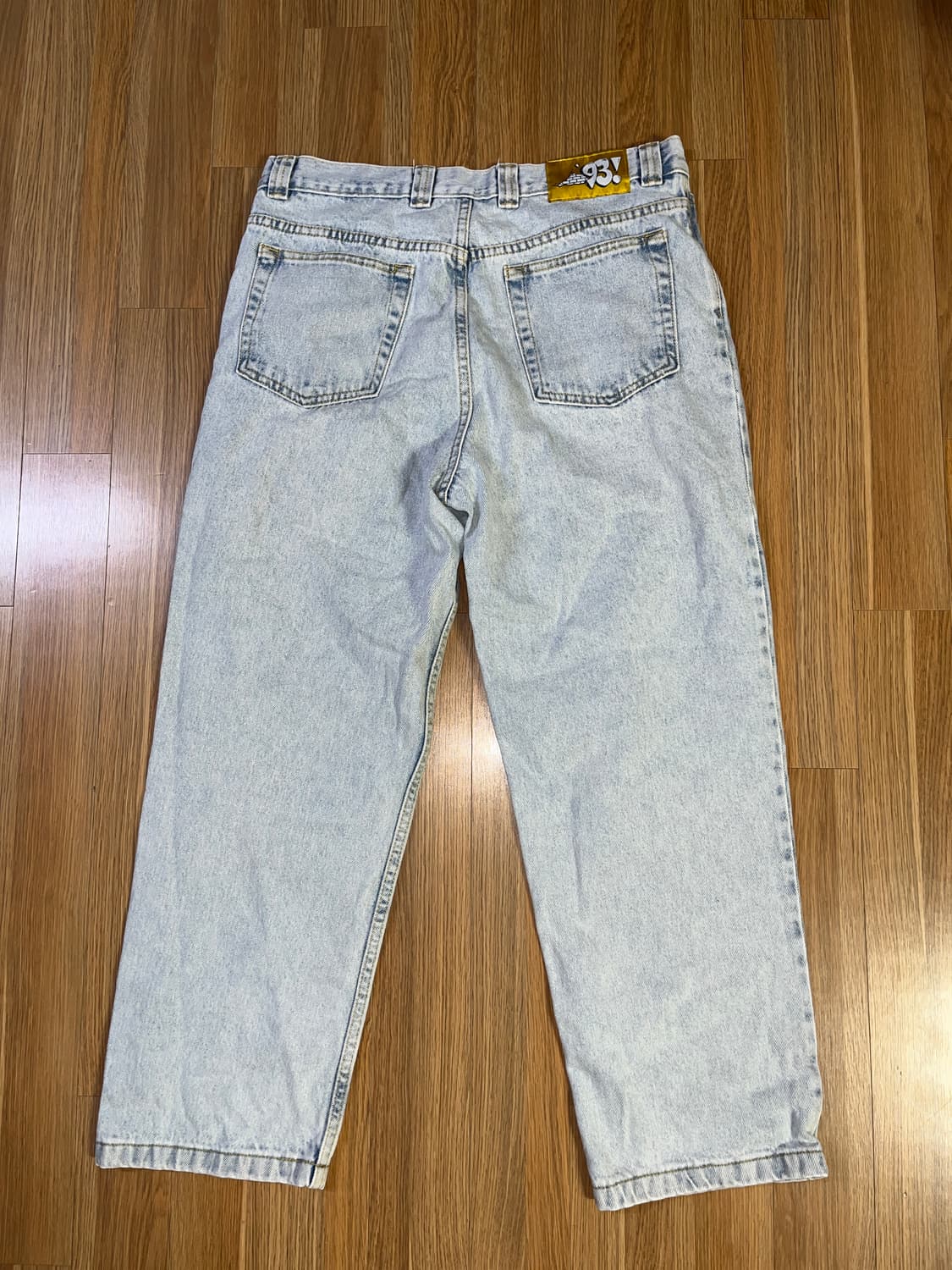 폴라 스케이트보드 93데님 라이트 블루 34X32 상품이미지3