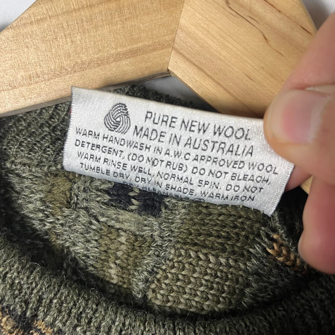 [JPN] 오스트레일리아 메이드 3D 케이블 울 니트 상품이미지6