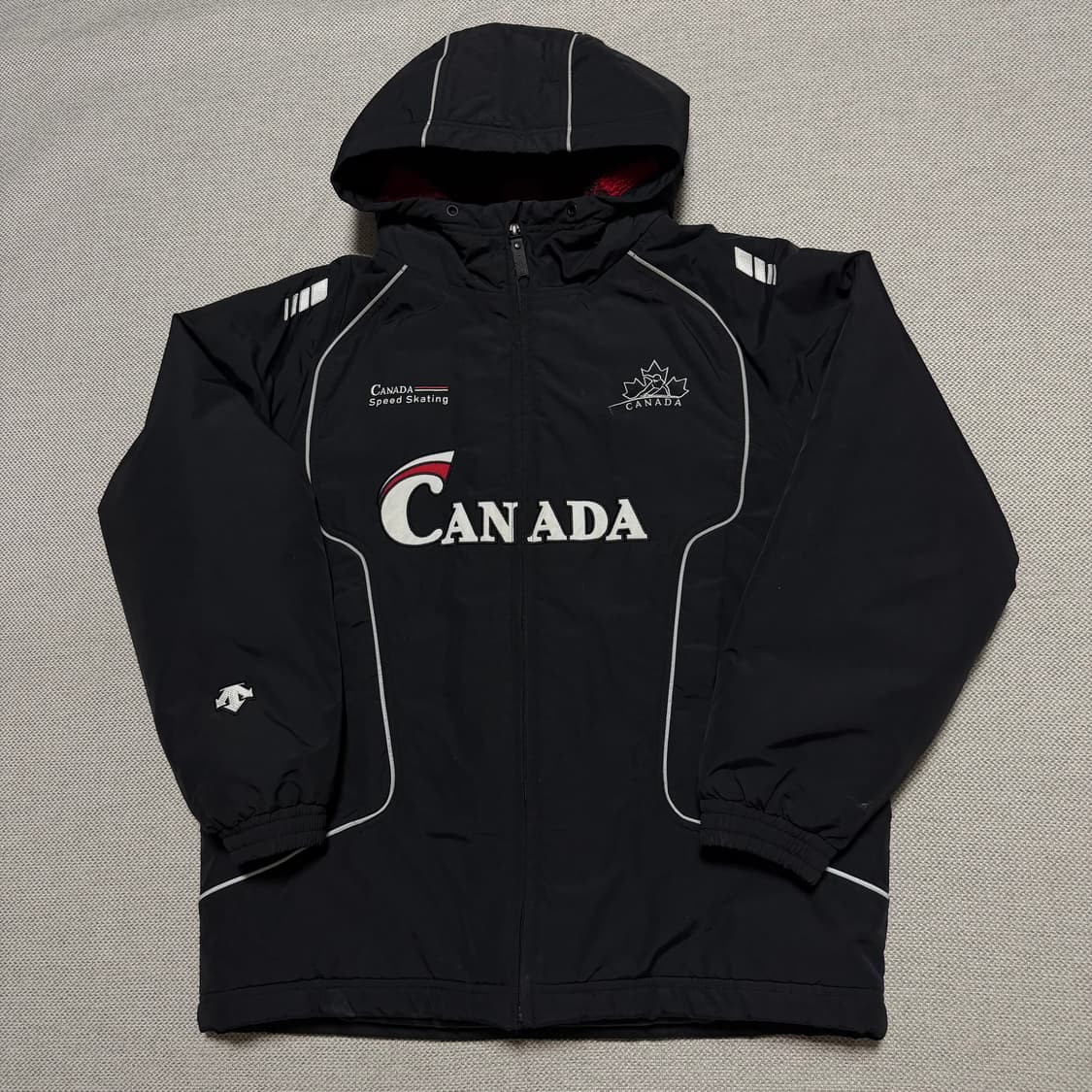 데상트 캐나다 스피드 스케이팅 패딩 자켓 상품이미지1
