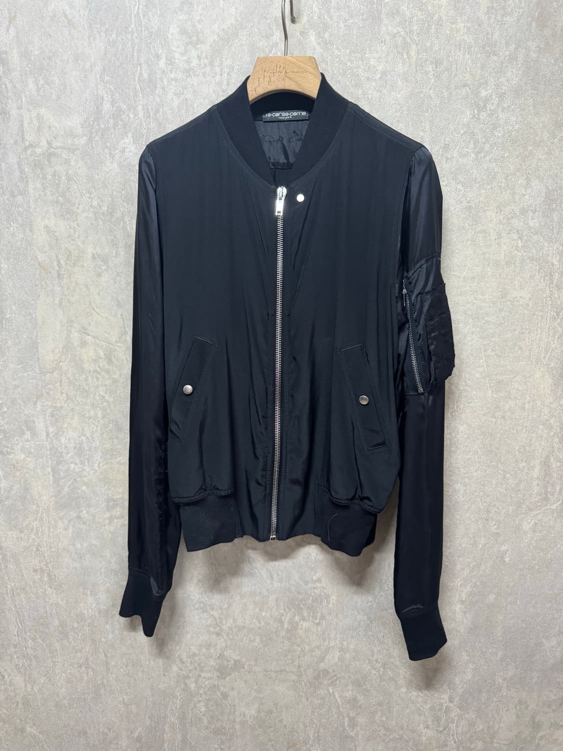 44 / Rick Owens 실크 봄버 자켓 상품이미지1