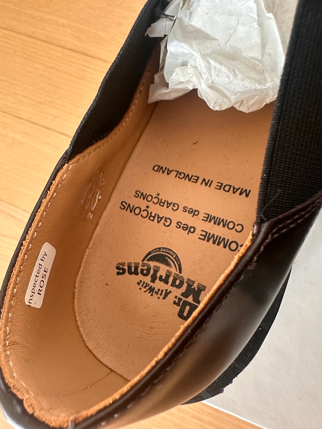 꼼데가르송x닥터마틴 슬립온 상품이미지3