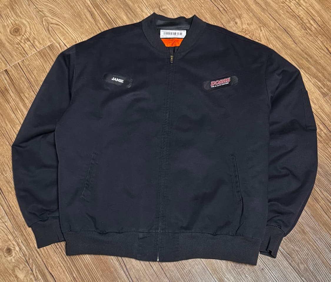 [XL] 레드 캡 패치 봄버 워크 자켓 상품이미지2