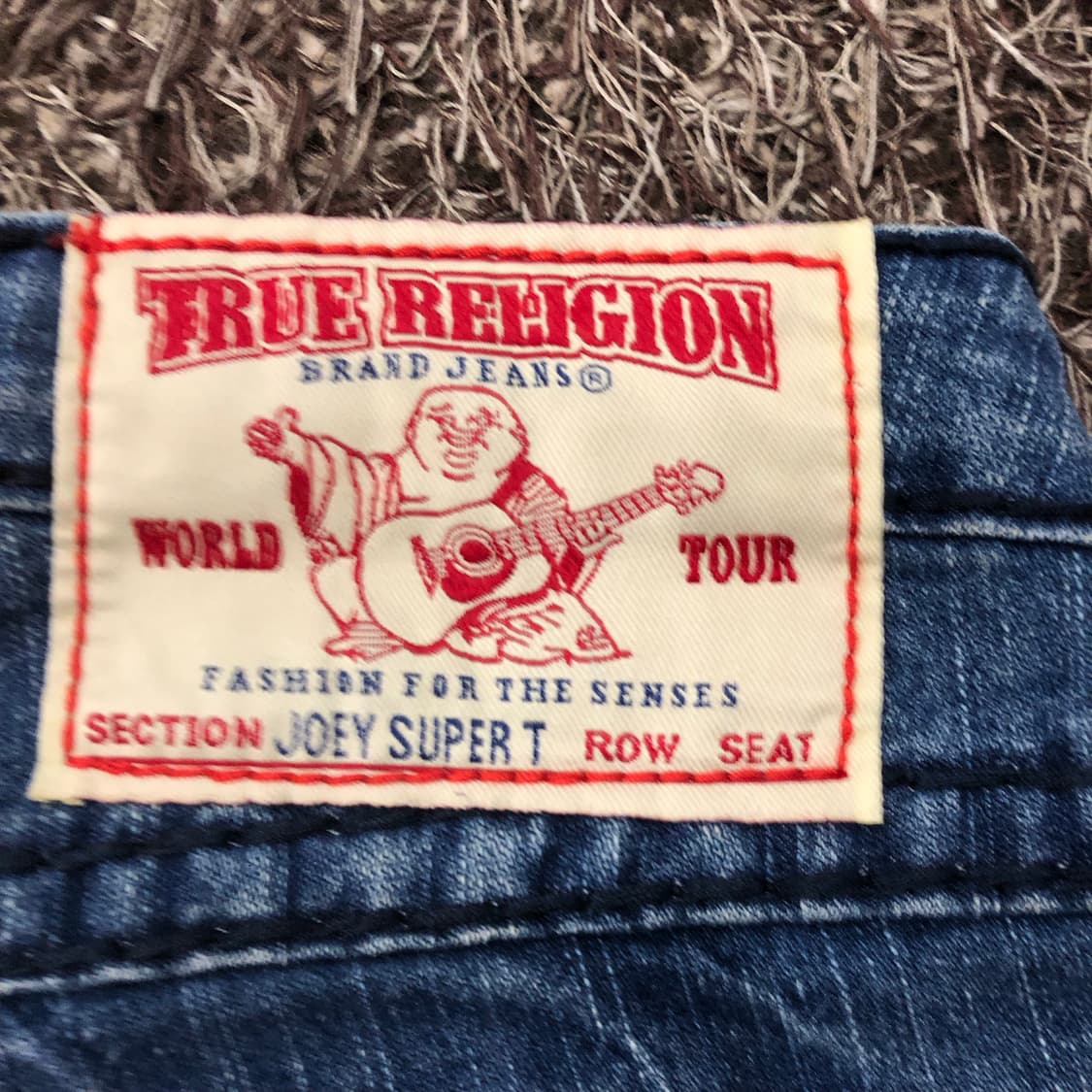 트루릴리전 조이 슈퍼티 워싱 부츠컷 데님 팬츠 상품이미지5