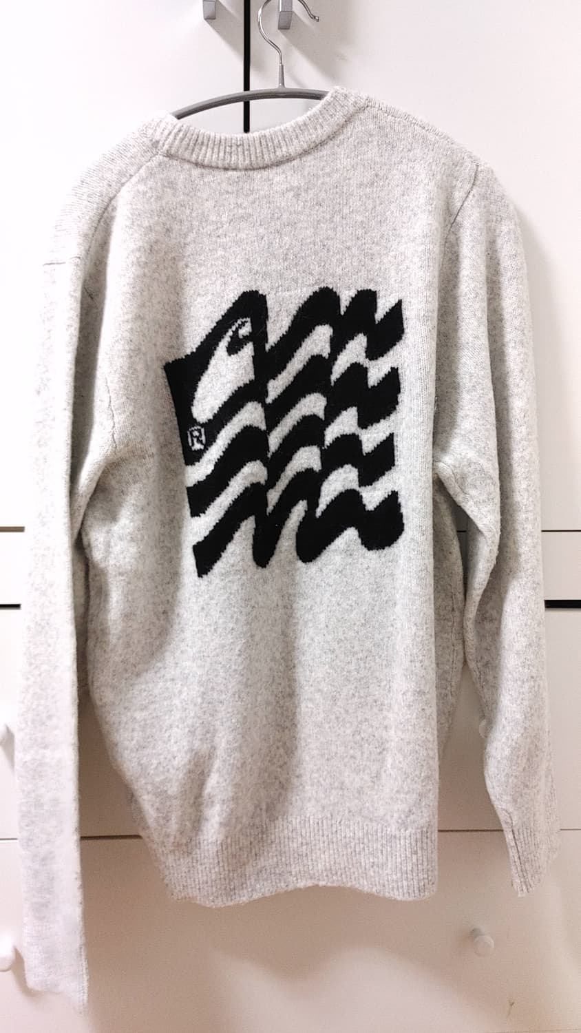 칼하트 WIP WAVY STATE SWEATER 니트 애쉬헤더 S 상품이미지2