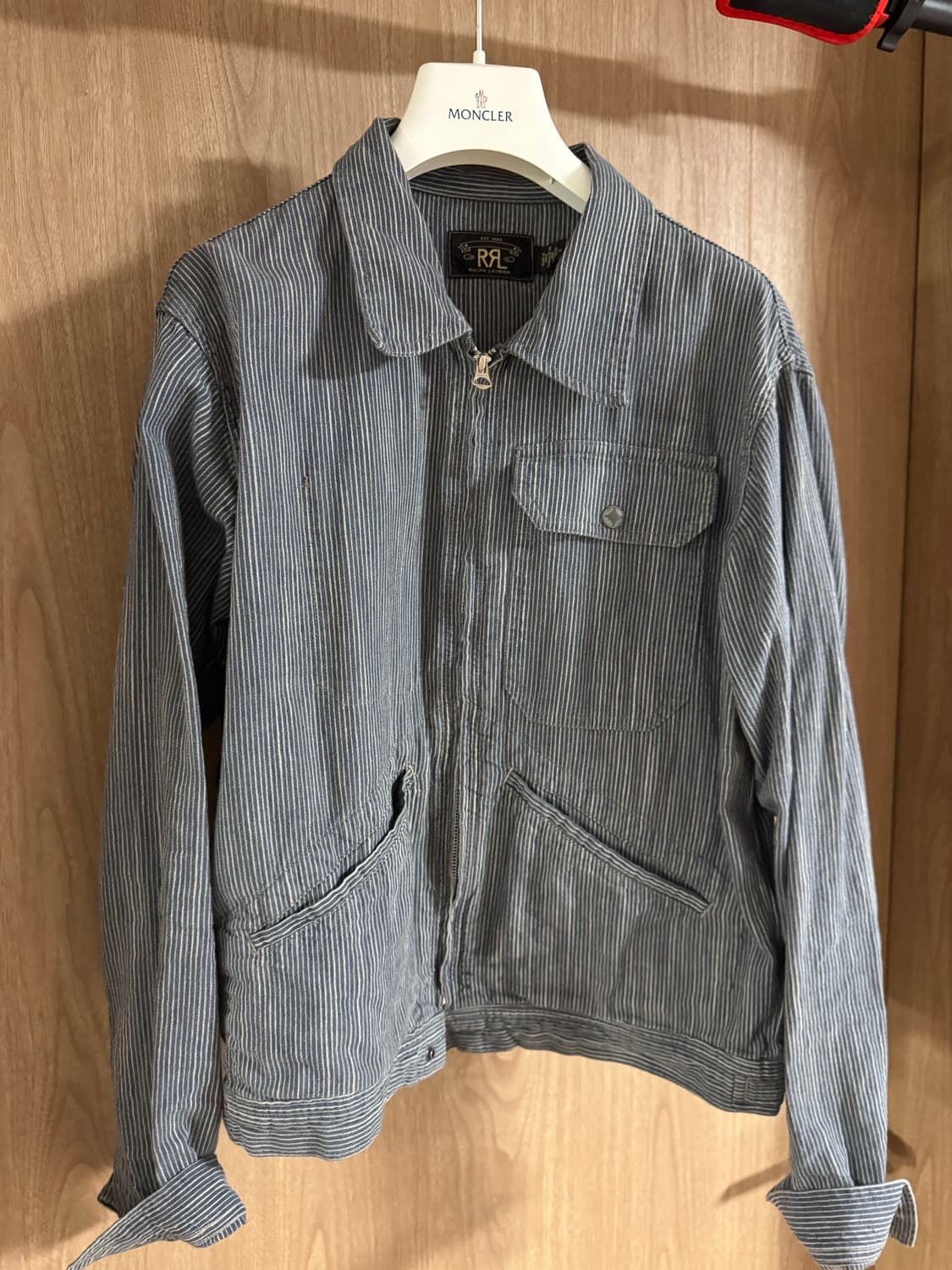 더블알엘(RRL) 스트라이프 워크 자켓 M사이즈 상품이미지5