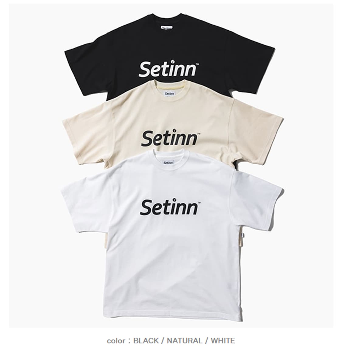 Setinn 세트인 Bshop 별주 로고 티셔츠 블랙 L 상품이미지9