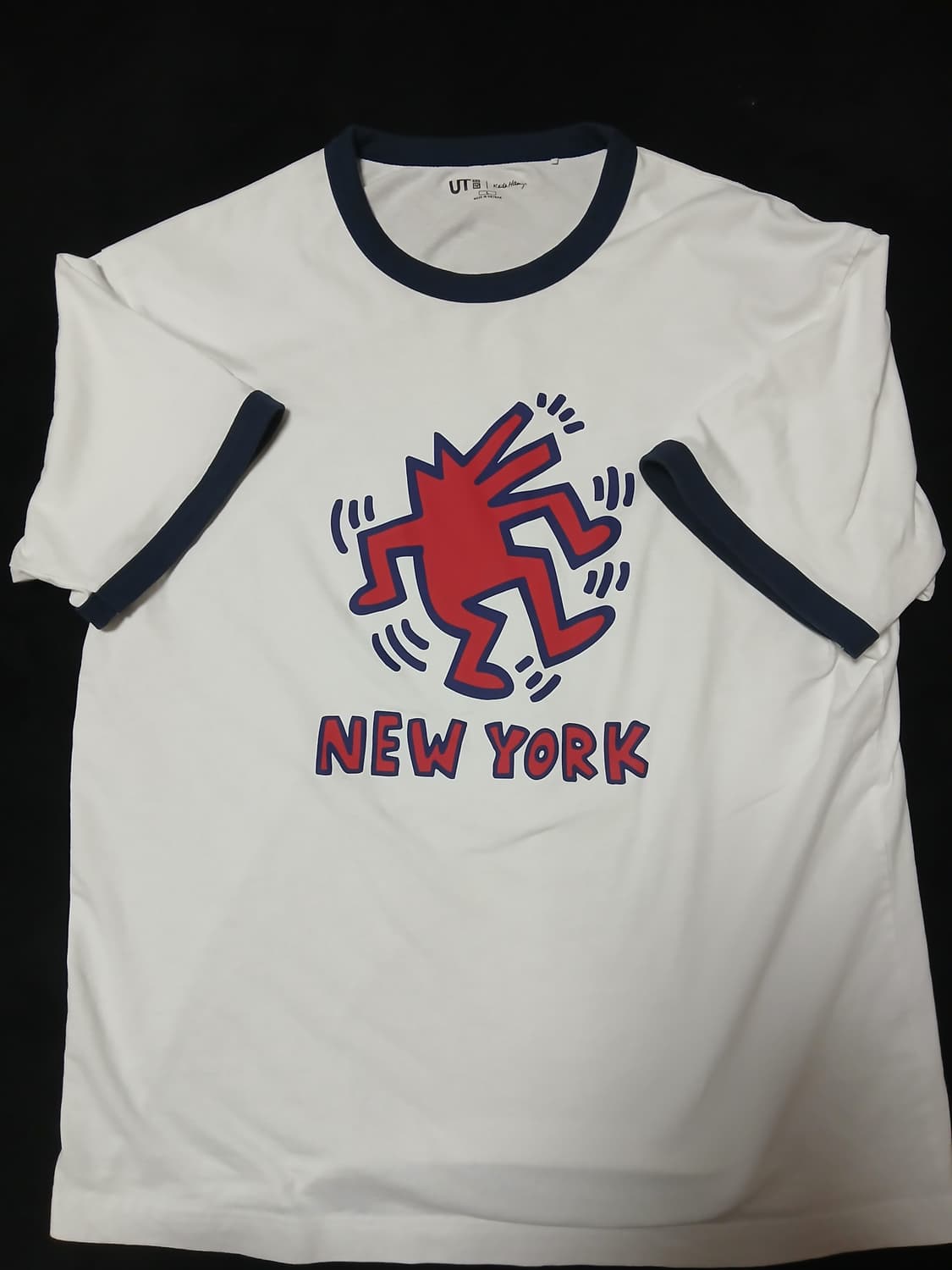 [L] 유니클로 링거티 반팔 new york 상품이미지1