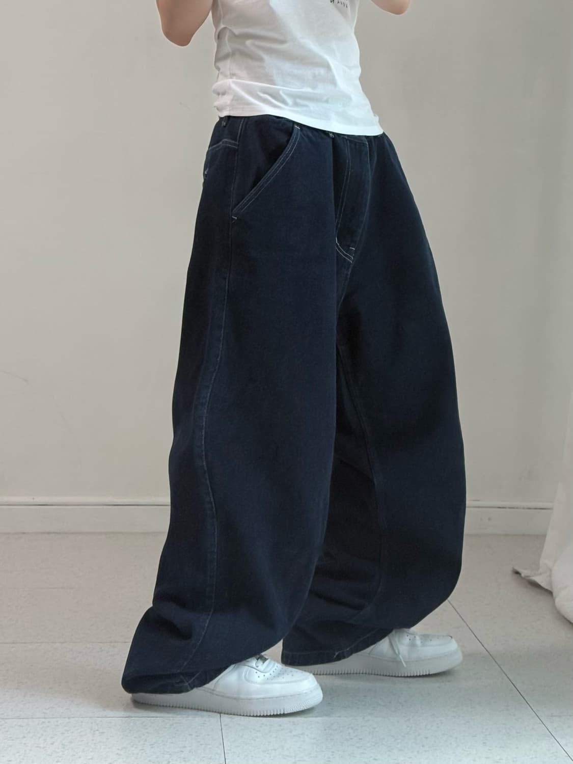 위캔더스 와이드 데님팬츠 상품이미지2