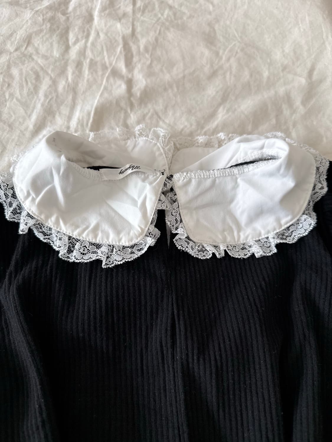 고스로리 블랙 블라우스 상품이미지6